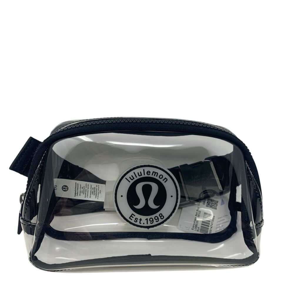 NWT! RARE! Lululemon Clear Everywhere Belt Bag Logo Stadium